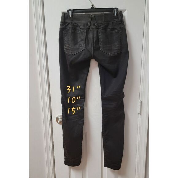 G-Star 3D Zips Knee Skinny Jeans 26 - Picture 2 of 10